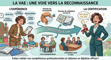 VAE EXPERT - Marie Aubertin - Le parcours de l'Accompagnement VAE en Alsace