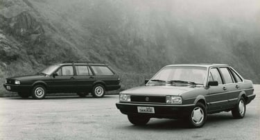 Volkswagen Santana e Santana Quantum, fotos de divulgação da Wolkswagen