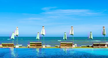 Sun Loungers, Mui Ne, Vietnam