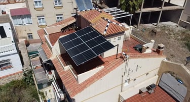 pérgola solar a medida