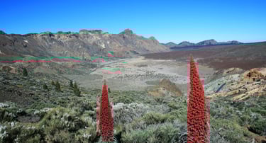 vista do parque nacional de teide tenerife