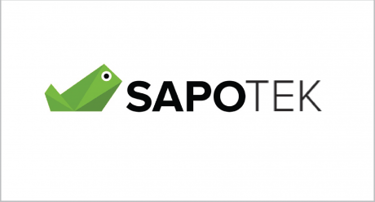 a logo for sapo tek