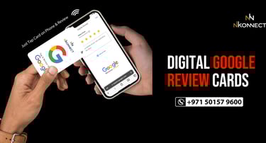 Digital Googel Review Card NFC