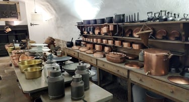 Cawdor Castle Kitchen in Scotland
