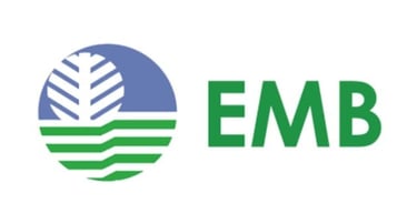 the emb logo for the emb