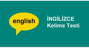 ingilizce kelime testi