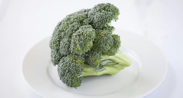 picture of broccoli on a plate
