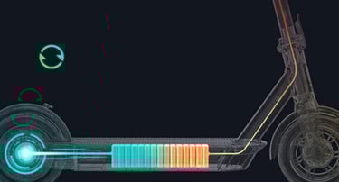 patinete electrico Ninebot max bateria