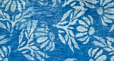 teinture indigo réserve bleu teinture végétale