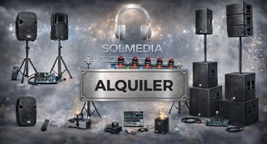 Alquiler de equipos de sonido e iluminacion para eventos en Sevilla y provincia