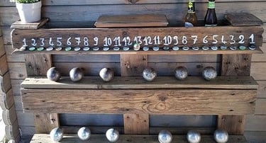 rankų darbo petankės taškų skaičiuoklė