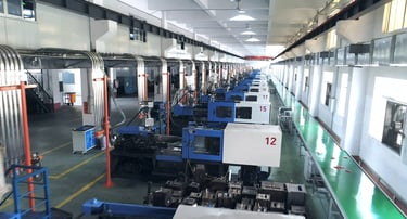 Various types of factory production equipment, showing diversified production