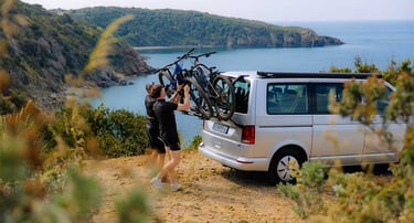 minivan bike carrier fiamma black