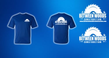 a t - shirt with a blue background and a white t - shirt with the