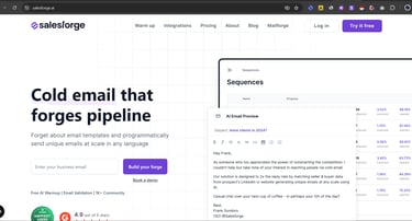 Salesforge | 10x Pipeline | Programmatic Cold Email