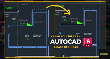 Crear polilíneas en AutoCAD