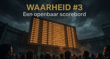 Een openbaar scorebord
