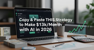 Copy & Paste This Strategy to Make $13k/Month with AI in 2026.