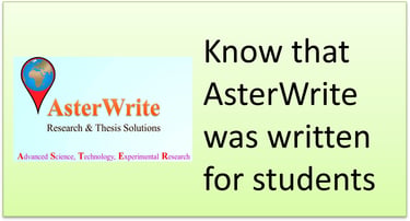 AsterWrite was written for students