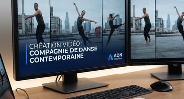 montage vidéo pour une compagnie de danse