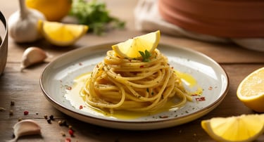 Macarrão-Alho-e-Óleo-com-Toque-de-Limão-Siciliano