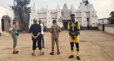 Larabanga Mosque Visit during our Multi-country Tours of Benin, Togo and Ghana