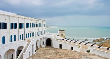 Cape Coast Slave Castle in Ghana