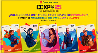 CCXP MX 25 Badges