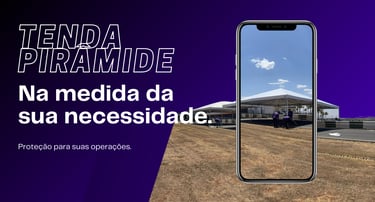 "União Tendas Resolve: Desafio do Canteiro de Obra, Armazenamento e Eventos." 