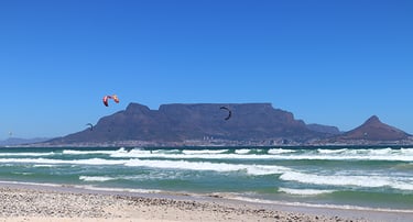 Blouberg beach with a view of Table Mountan