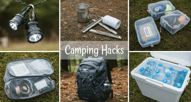 Different camping hacks for campsites