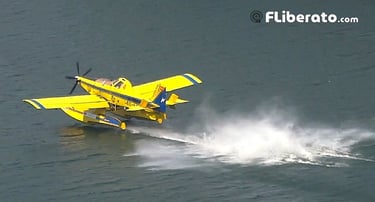 Fire Boss Air Tractor combate a incêndios firefighting
