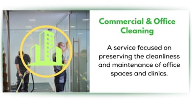 Commercial and office cleaning. Get your business sparkling clean with clean on the go