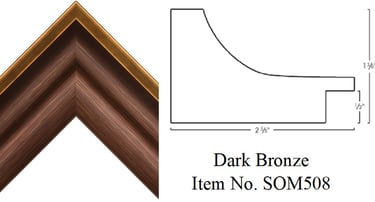 Dark Bronze Picture Frame Item No. SOM508