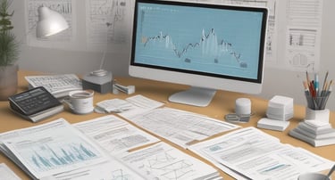 A cozy home workspace with a laptop open to an online course platform