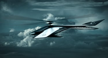 futuristic helicopter drone concept inspired by hummingbird, biomimicry, aviation design, VTOL