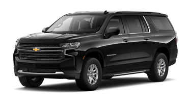 Chevrolet Suburban Negra para transportes ejecutivos y privados en Ciudad de México