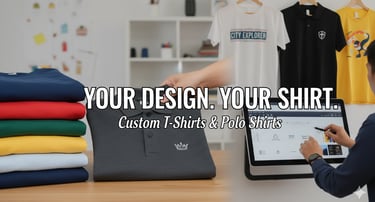 customT shirts and polo shirts