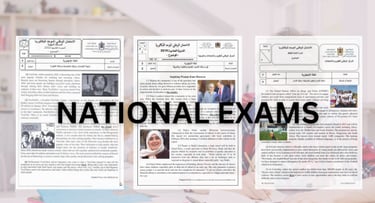National exams for students 2 bac national exam