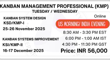 Kanban Management Professional KMP Training Kanban University