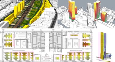 Daylight-conscious master planning and real estate development.