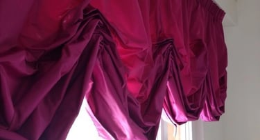 Tête de rideau bouillonnée