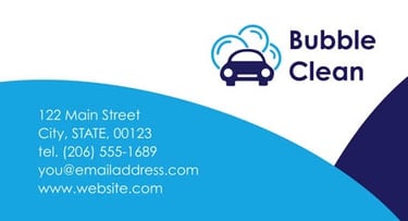 Modern business card branding by OMW Digital Services