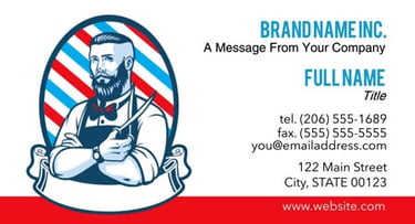 Modern business card branding by OMW Digital Services