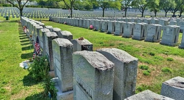 video thumbnail showing a cemetery