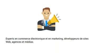 Ecommerce and marketing experts, website developers, agencies and media