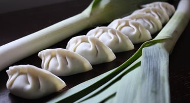 Autumn Recipe: Savory Leek Dumplings