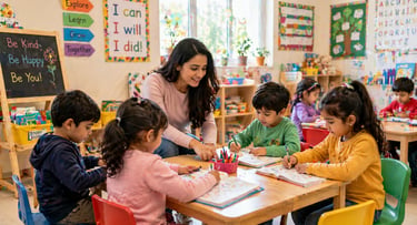 Learn the best practical tips to handle the preschoolers with LevelUp Online Education