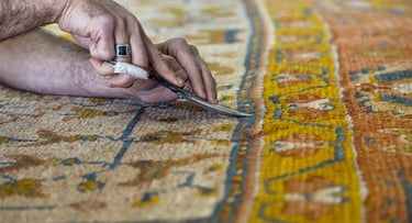 Rug Shearing And Creating And Even Pile - Namziyal