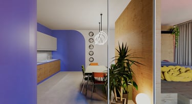 STUDIO GLAS - agencement & branding - projet Loft éclectique
